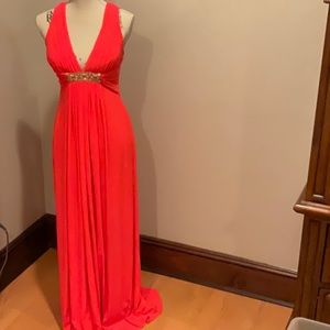 Hot Pink Formal Prom Dress. Size 2